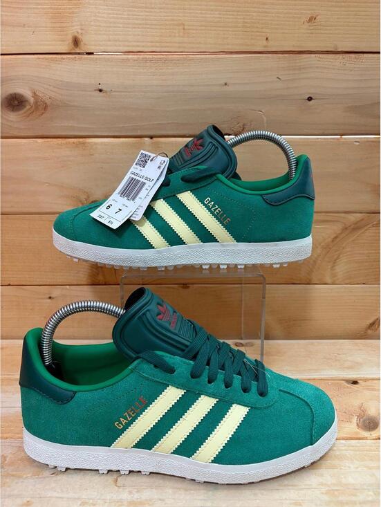 adidas Other - Adidas Gazelle Spikeless Golf Green Almost Yellow Shoes IH2268 Mens 6 / Womens 7